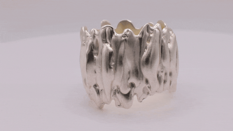 Handmade 925 Sterling Silver Ring, rotating view from all angles